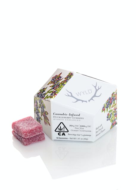 Photograph of Product: Wyld THC Gummies - Marionberry Indica