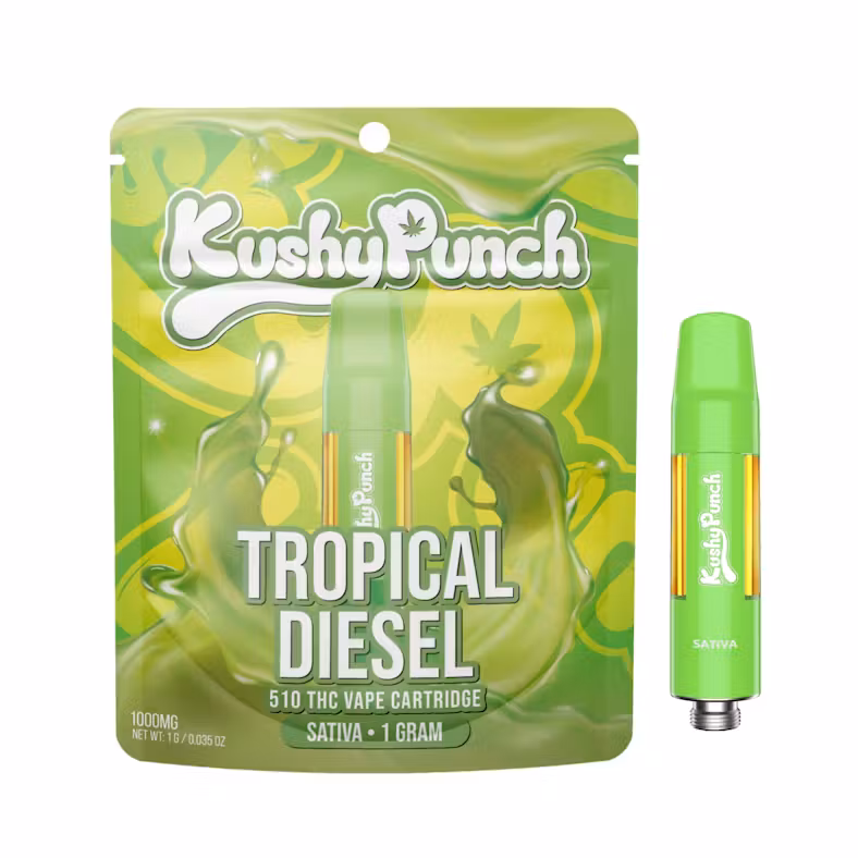 Photograph of product: Kushy Punch | Cartridge | Tropical Diesel