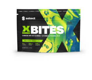 Photograph of product: Select Raspberry Orange Lime X Bites | T91.6mg | 00763 | 20pk