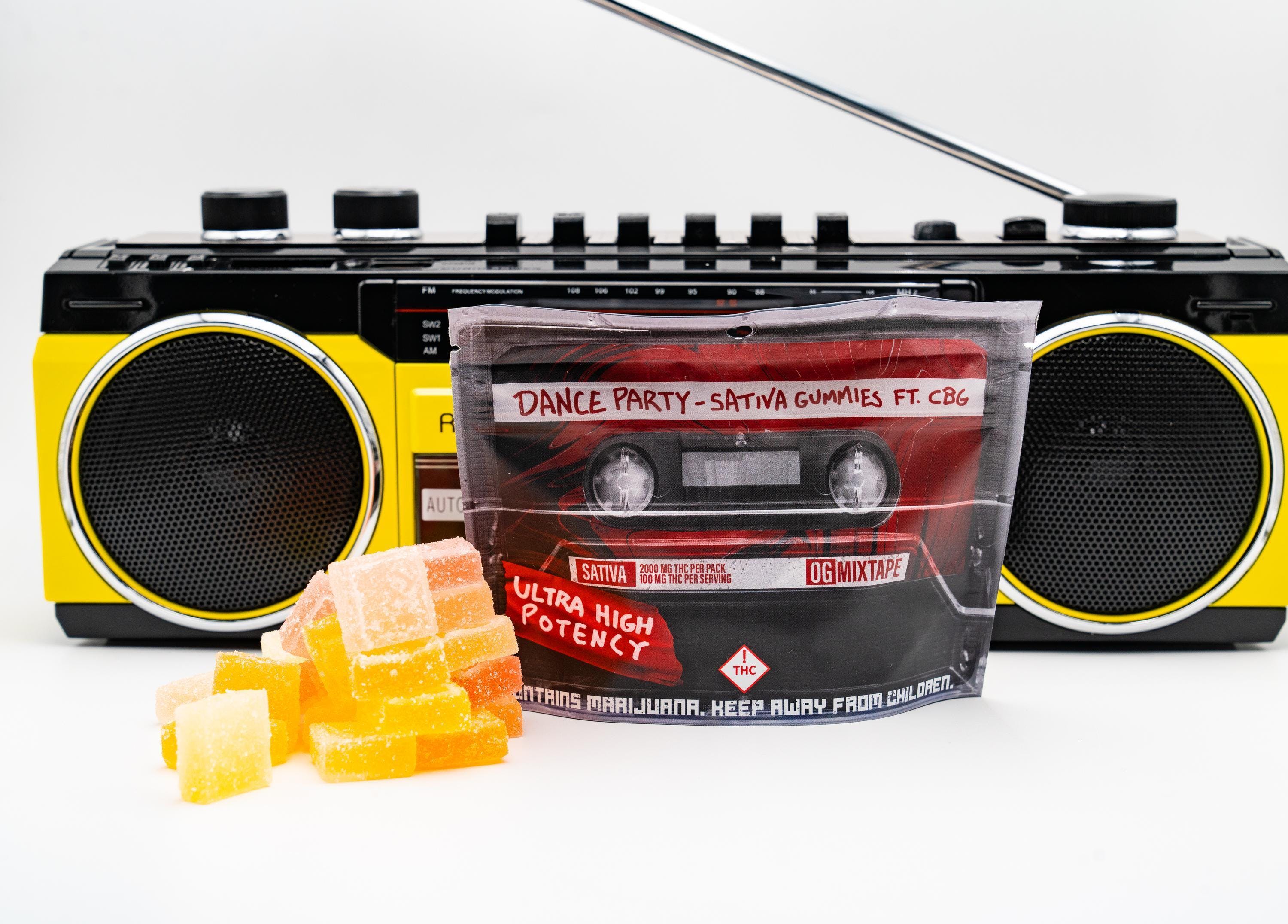 Photograph of product: Gummies 2000mg - OG Mixtape - Oui'd