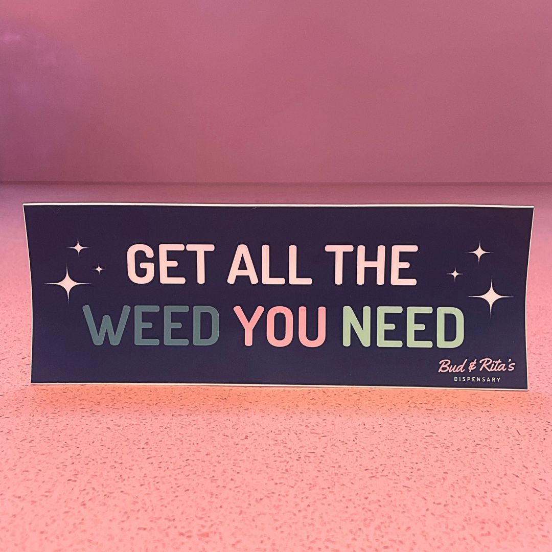 Photograph of product: All the Oui'd You Need Bumper Sticker