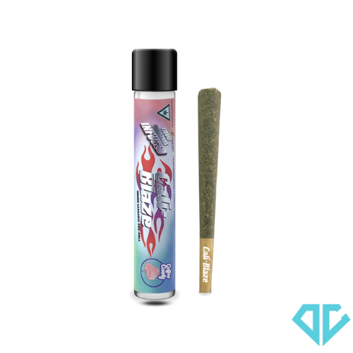 Photograph of product: Cali-Blaze Cotton Candy Infused Pre-Roll 1.2g