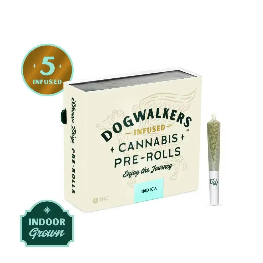 Photograph of Product: Dogwalkers | Bubba Fett Infused Pre-rolls 5pk (Sit), 2.25g