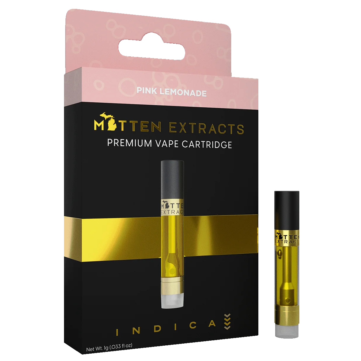 Photograph of product: Mitten Extracts Pink Lemonade Cartridge Rec