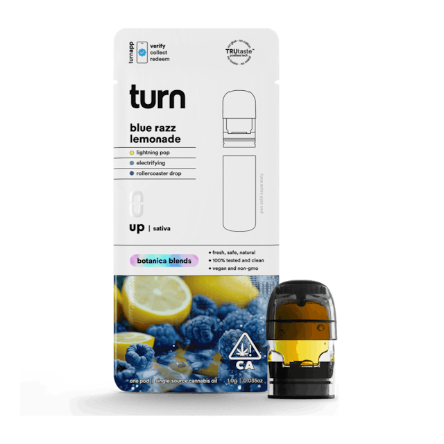 Photograph of product: Blue Razz Lemonade 1g Pod - 