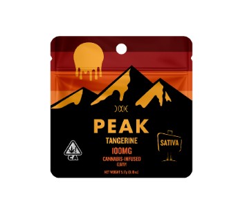Photograph of product: Dixie Gummy Peak - Tangerine 200mg