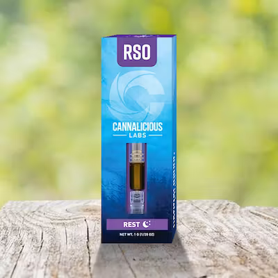 Photograph of Product: Cannalicious - Rest Blend 1G RSO
