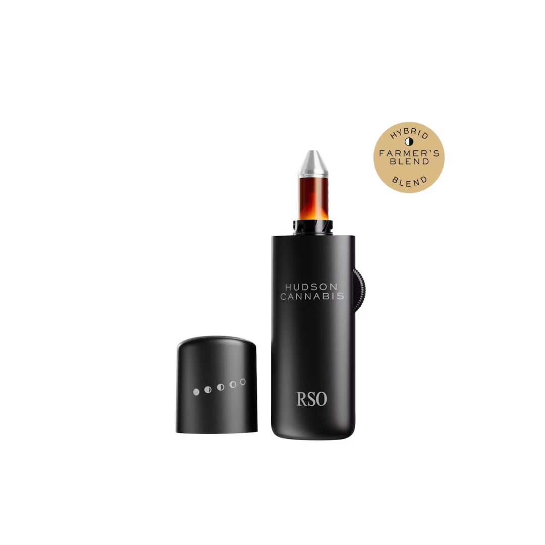Photograph of product: Hudson Oui'd | Concentrate | Hybrid | Farmer's Blend | Doseable RSO | Full Spectrum Wellness