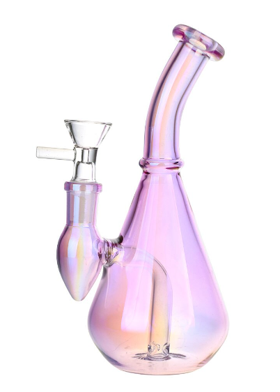 Photograph of product: $25 Aura Vibe Electroplated Glass Vase Water Pipe