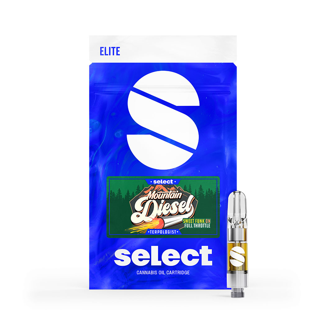 Photograph of product: Elite Terpologist Mountain Diesel Cartridge 0.8g