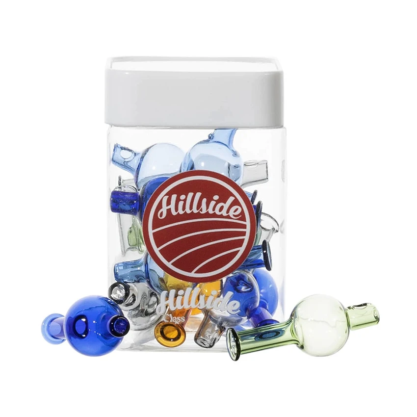 Photograph of product: Hillside Glass Bubble Carb Cap | 22mm | Assorted Colors |