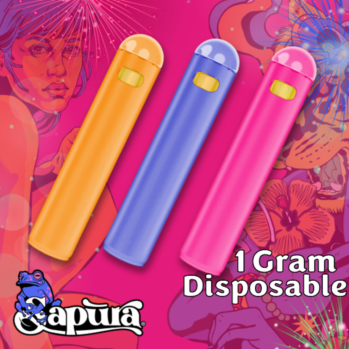 Photograph of product: Sapura - LA Confidential - Disposable Vape - 1g