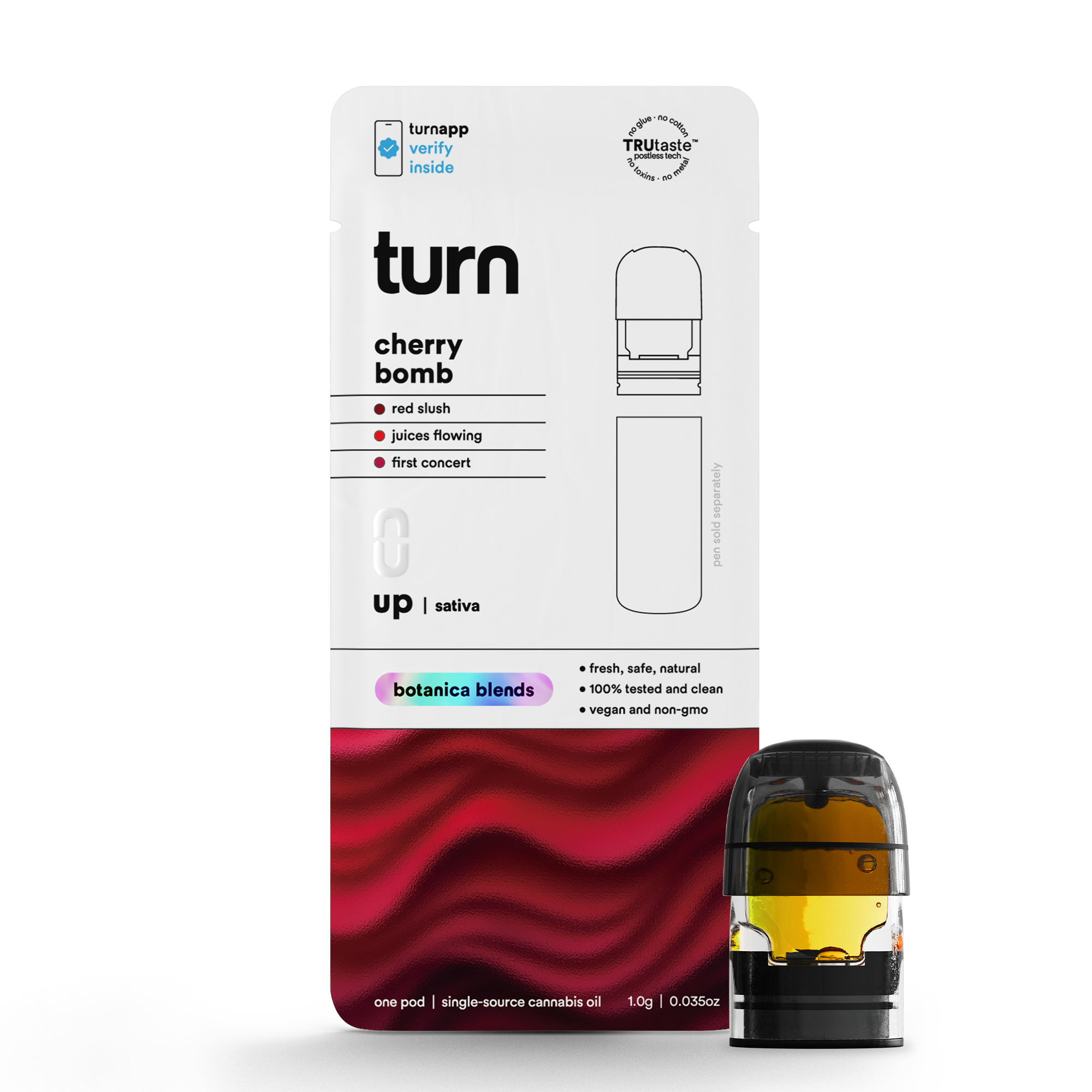 Photograph of product: Turn | Cherry Bomb | Podpak Cartridge