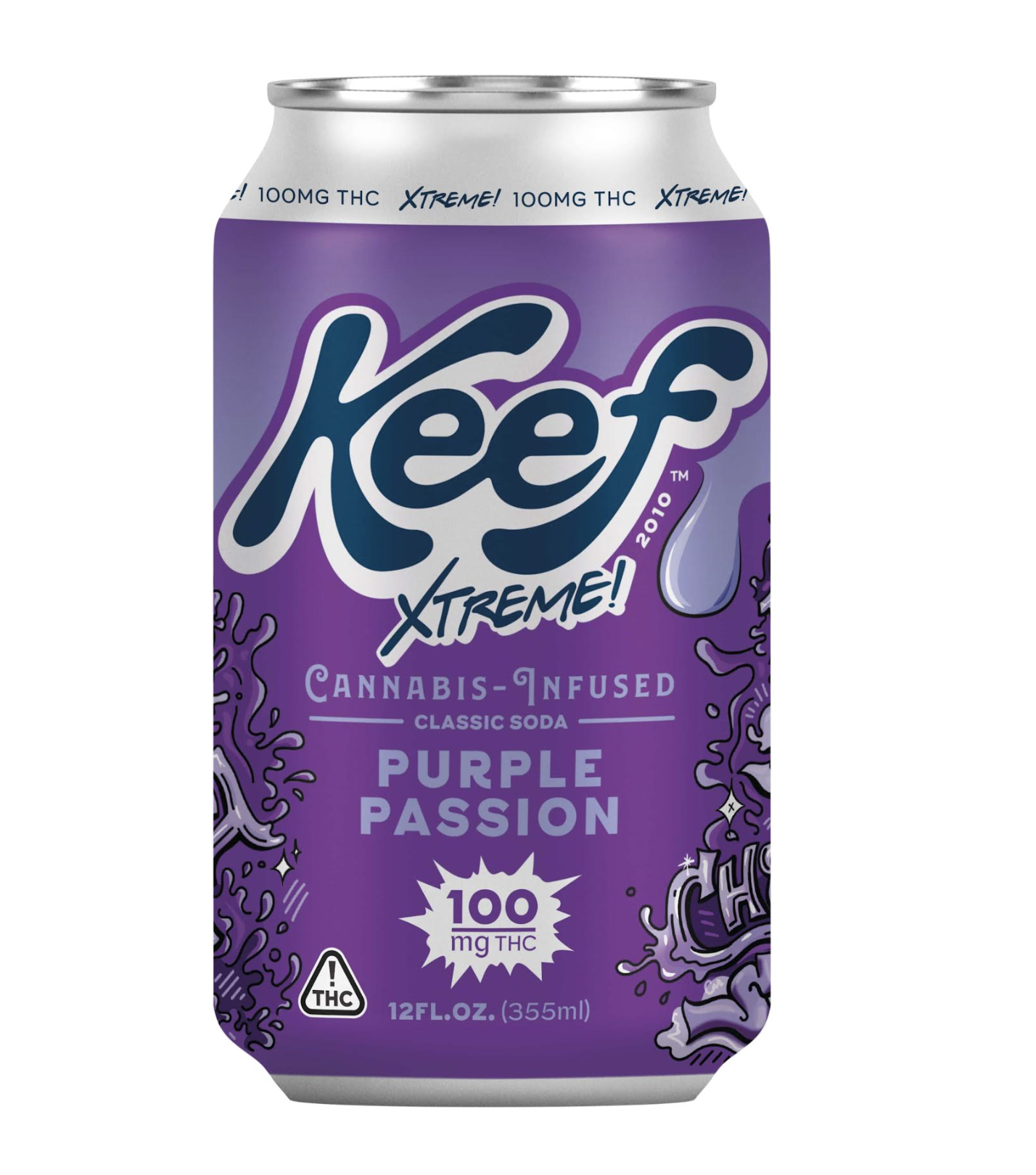 Photograph of product: Keef Soda 100mg Beverage - Purple Passion