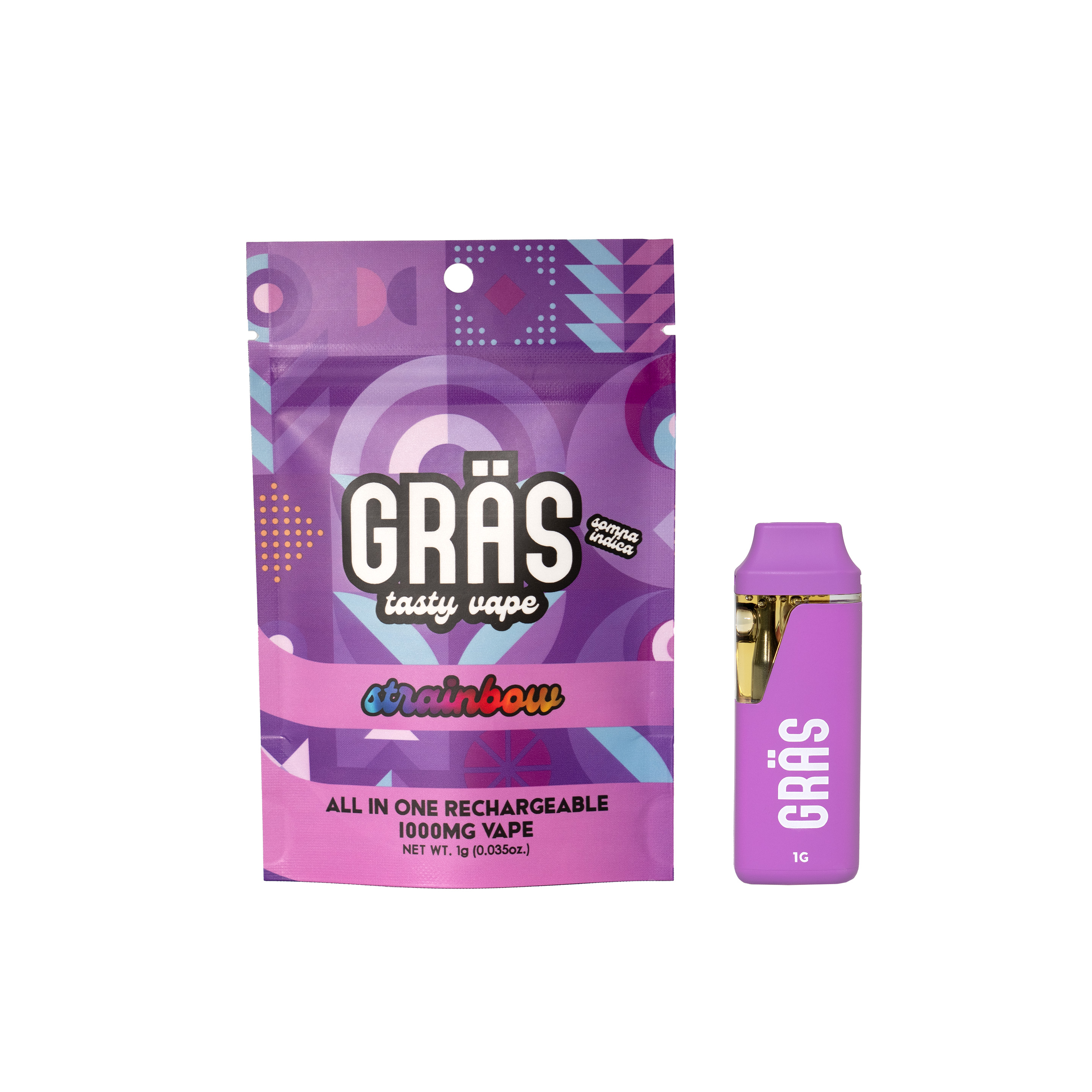 Photograph of product: GRAS Tasty Vape 1000mg - Strainbow