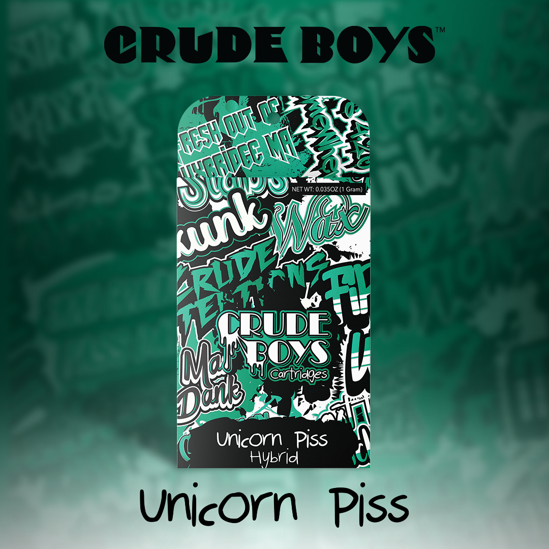 Photograph of product: Crude Boys | Unicorn Piss Vape | 1.0g