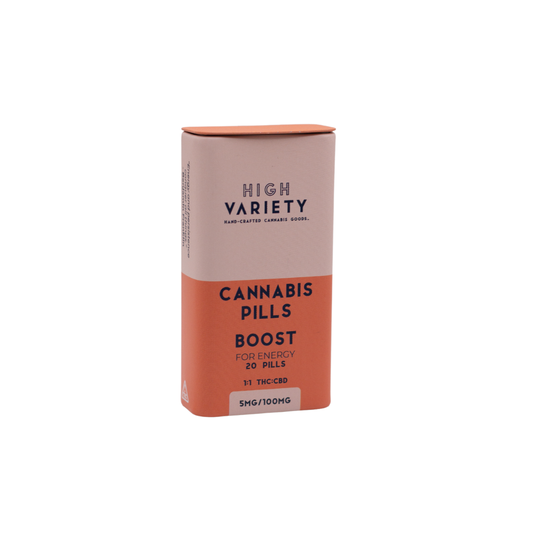 Photograph of product: Boost 1:1 TH-oui:CBD Tablets | 4mg - 20 Count