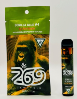 Photograph of product: 269 Oui'd Live Resin   Gorilla Glue #4