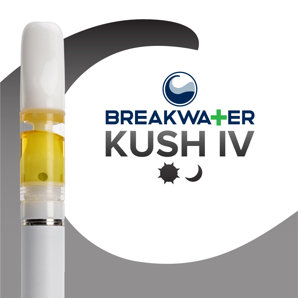 Photograph of product: Kush IV Single Source Extract Cartridge