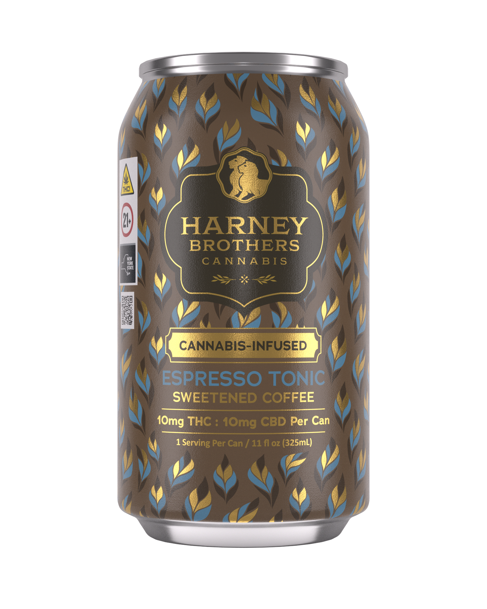 Photograph of product: Harney Brothers | Espresso Tonic Sweetened Coffee | 12oz | Beverage | 10mg