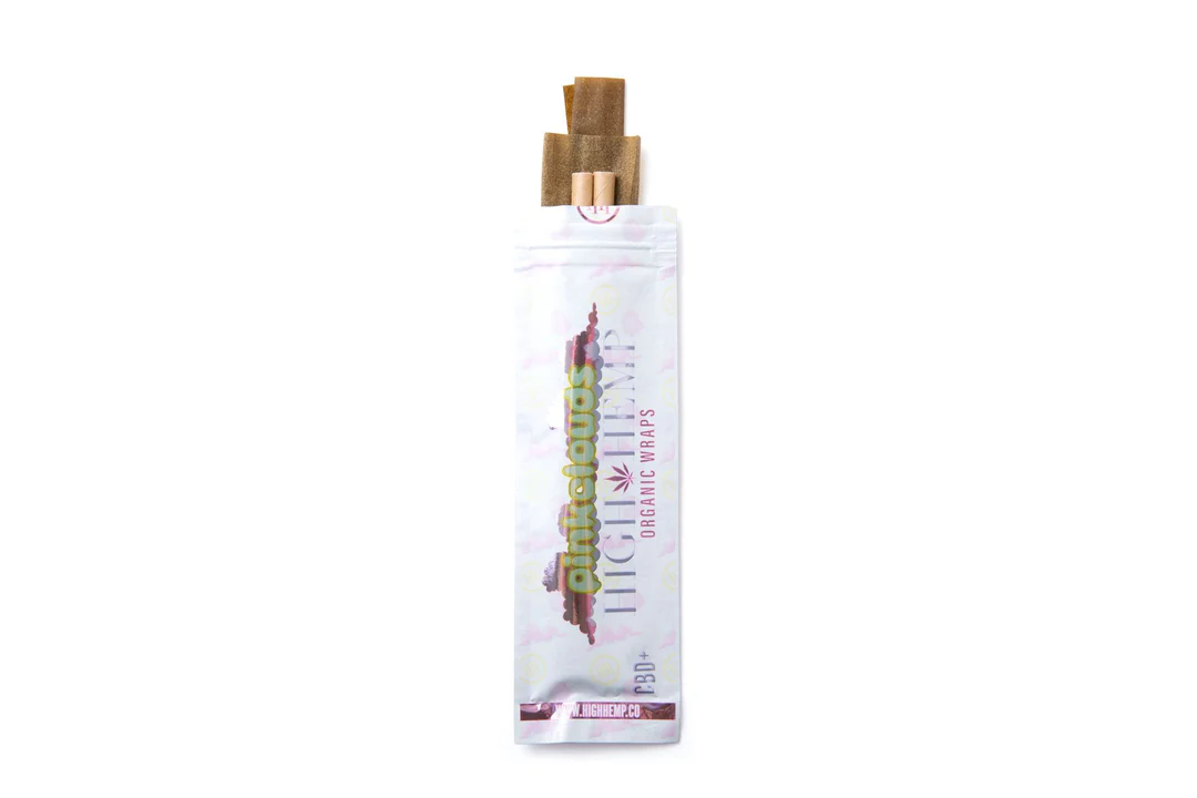 Photograph of product: High Hemp - 2pk Organic Wraps - **PINK CLOUDS**