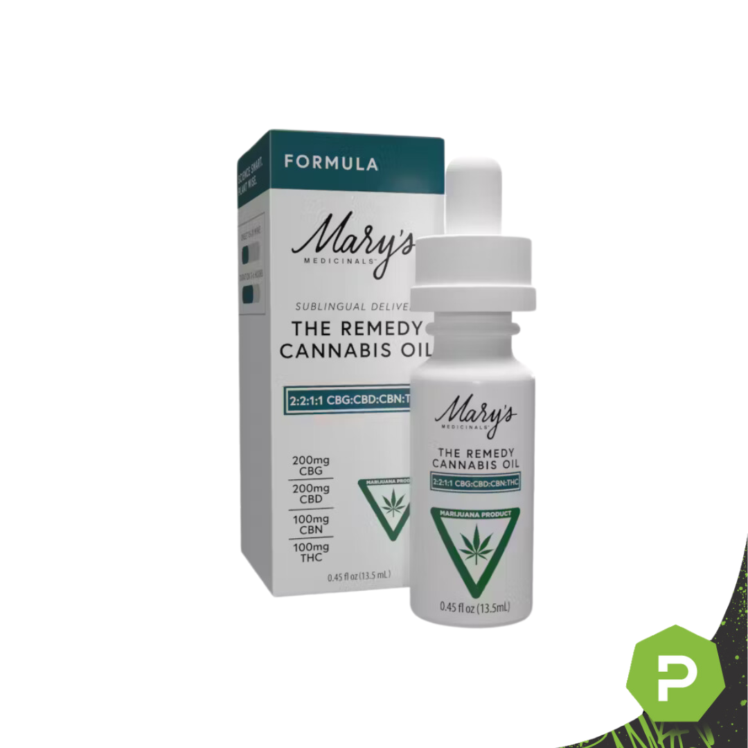 Photograph of product: Mary's | 200mg The Remedy Tincture | Relief 1:1 CBD:TH-oui