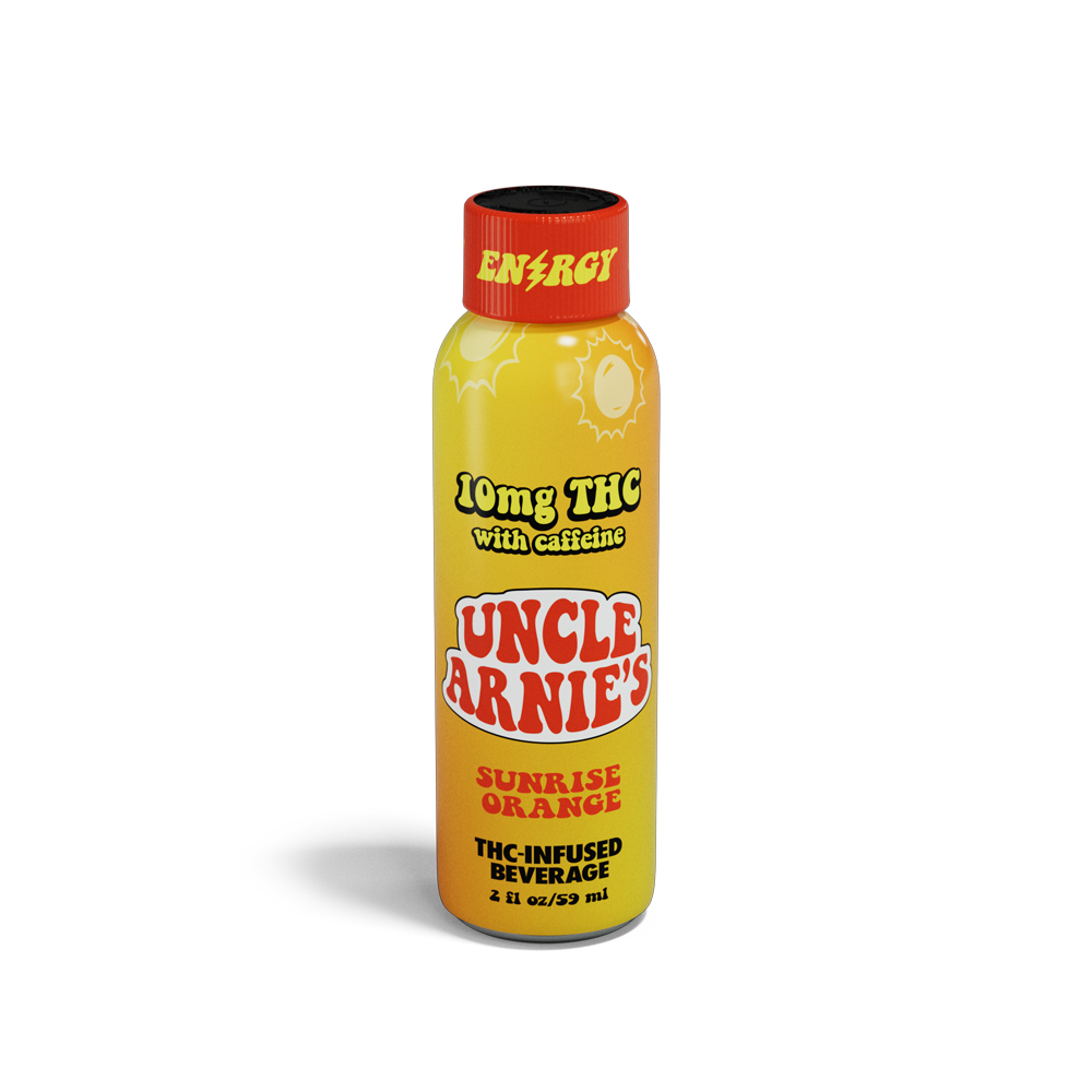 Photograph of product: UNCLE ARNIE'S Drink 100mg: Sunrise Orange