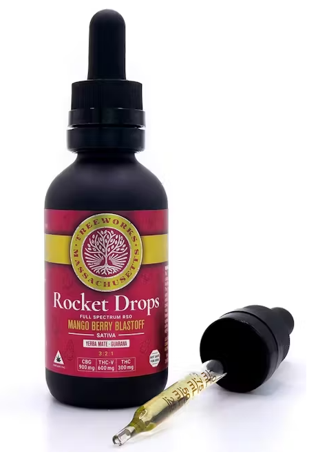 Photograph of product: Rocket Drops 3:2:1 Tincture | 1800mg - Treeworks