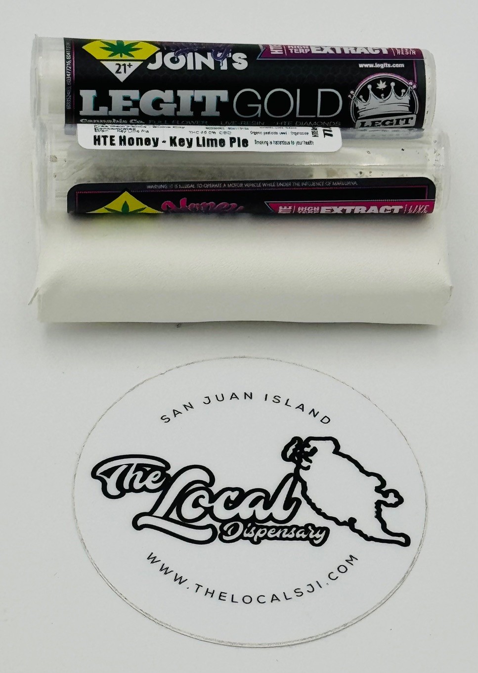 Photograph of product: Key Lime Pie Live Resin Infused Pre-Roll