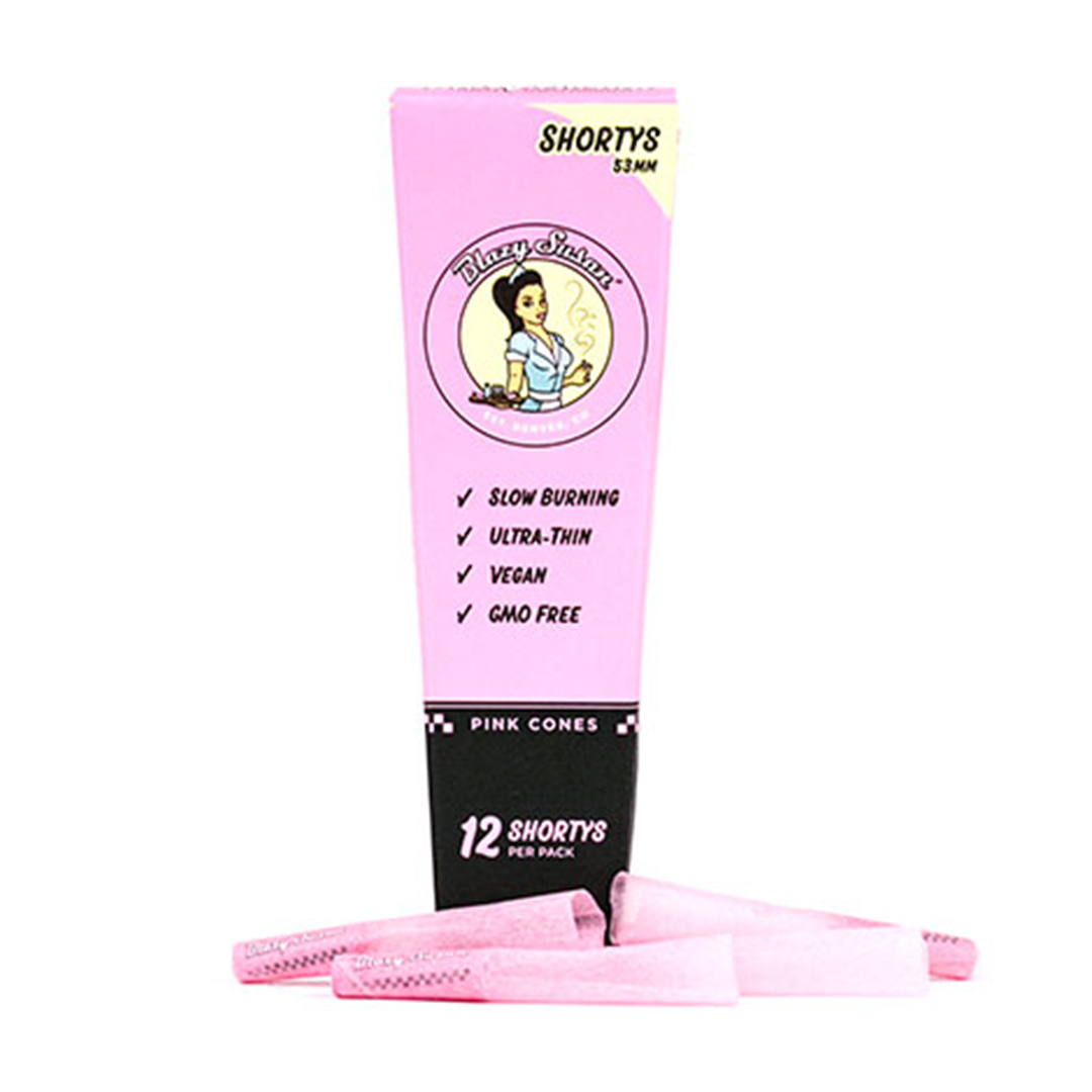 Photograph of product: Blazy Susan - Pink Shorty Cones - 12pk
