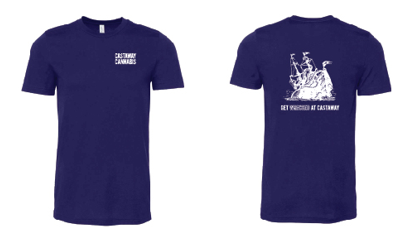 Photograph of product: Castaway - Get Wrecked Navy Blue Shirt (XXL)