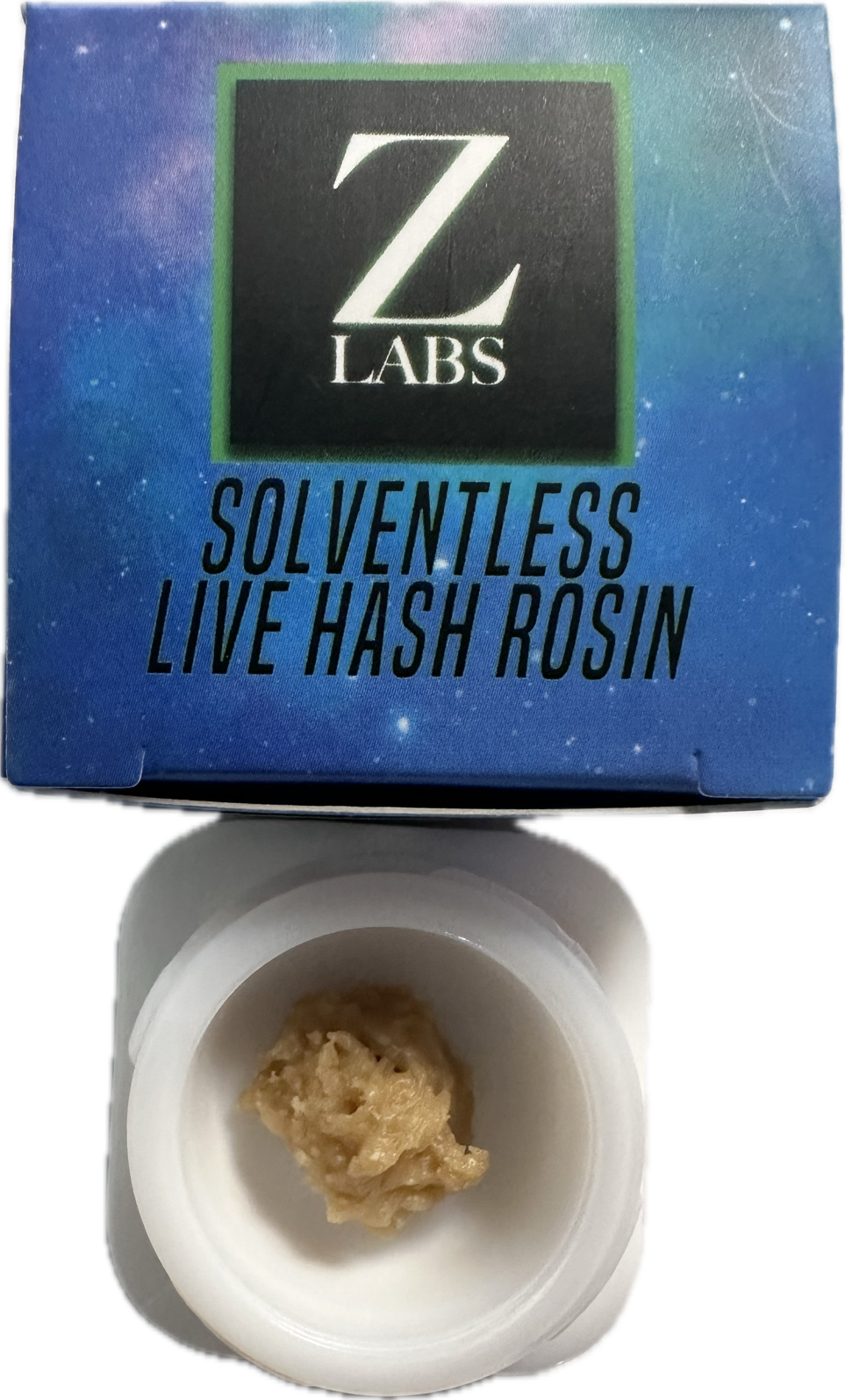 Photograph of product: Z labs | Forbidden Cake Cold Cure Rosin | 1g