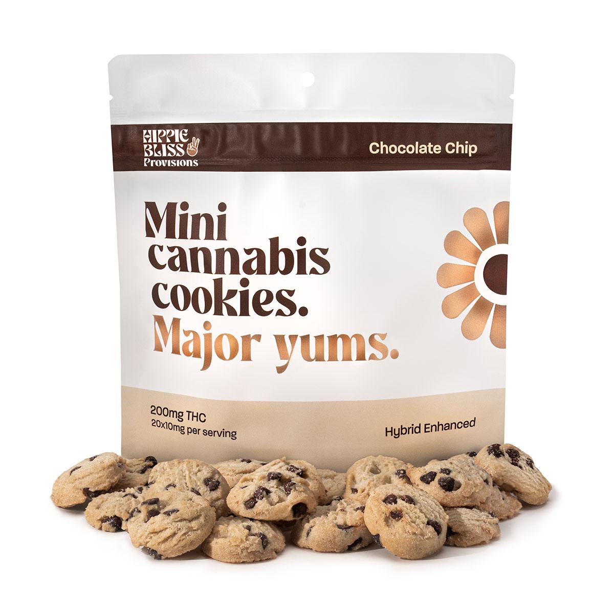 Photograph of product: Edible - Hippie Bliss - Chocolate Chip Cookies - (Hybrid) - 200mg