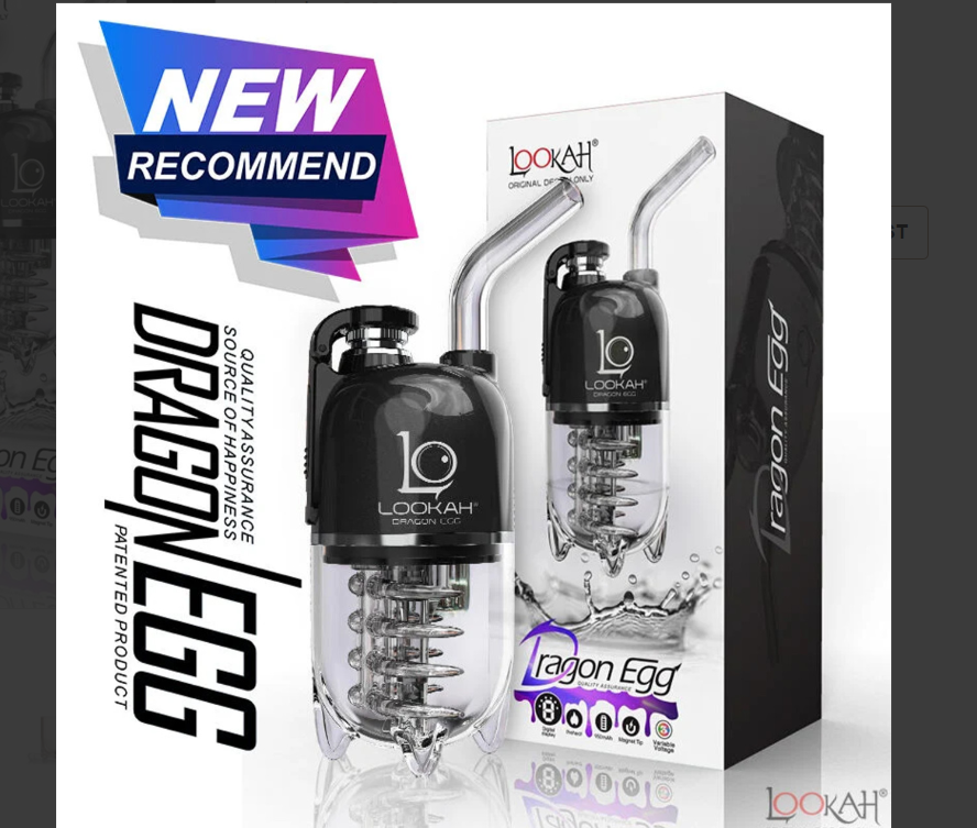 Photograph of product: Lookah | Dragon Egg Rig | Assorted Colors