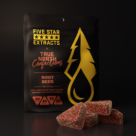 Photograph of product: Root Beer 4x50mg TH-oui Full Spectrum Gummies