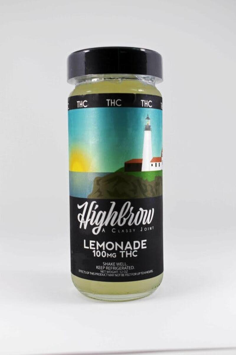 Photograph of product: Highbrow Blueberry Lemonade 12 oz. Drink (200 mg TH-oui)