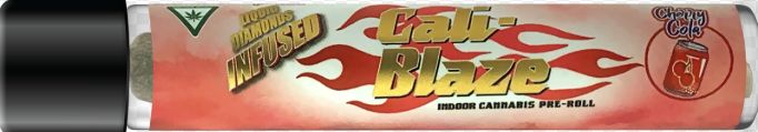 Photograph of product: Cali Blaze - Cherry Cola - 1.2g Infused Preroll