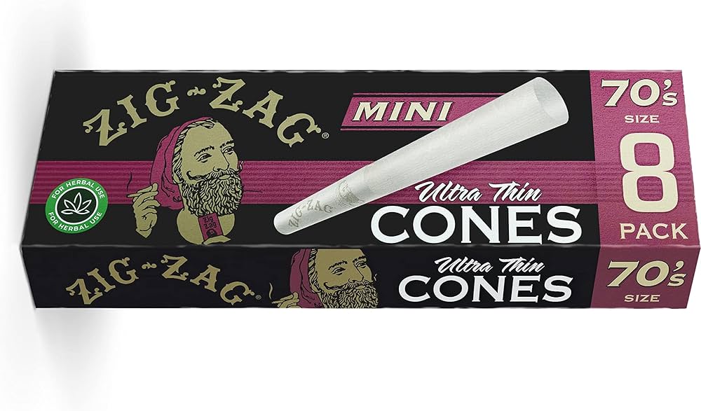 Photograph of product: Mini Ultra Thin Cones - Single Size (70mm) 8pk