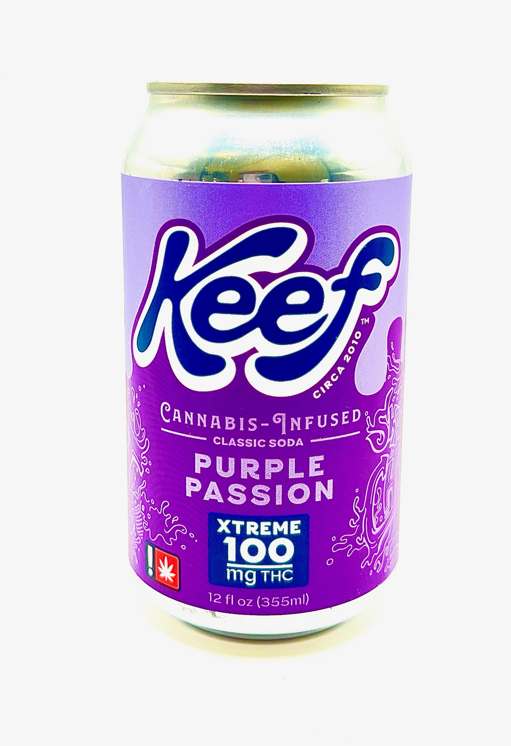 Photograph of product: Keef Cola | Purple Passion | TH-oui | 100mg Infused Soda