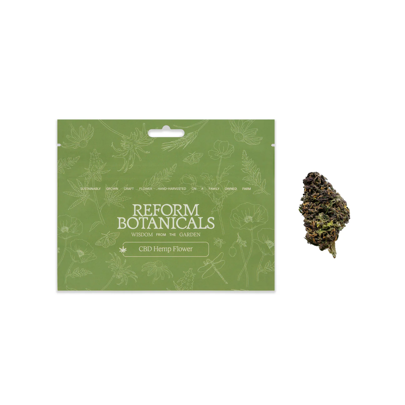 Photograph of product: Reform Botanicals CBD Blue Meringue 3.5g Flower