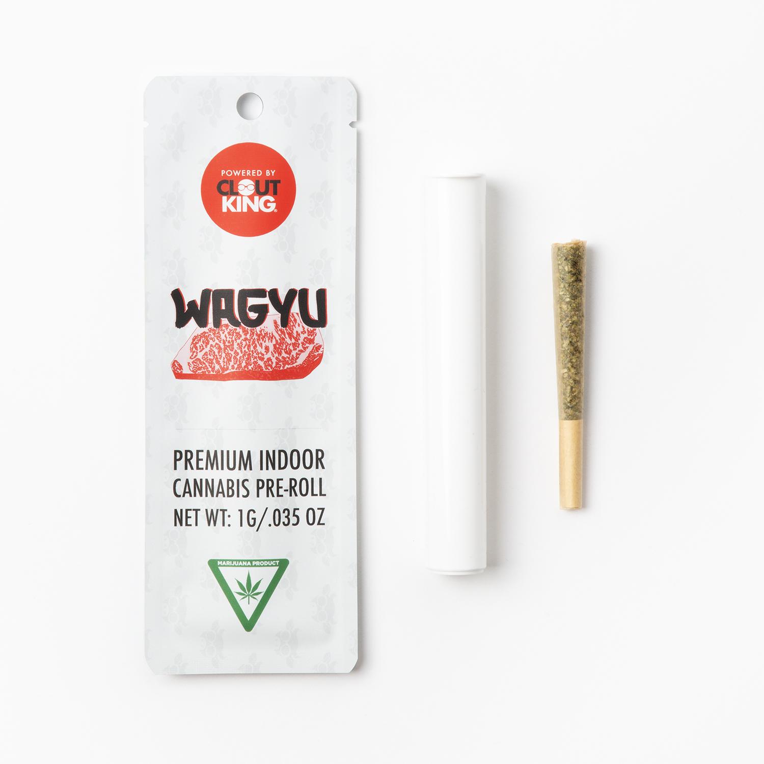 Photograph of product: Clout King - Pre-roll 1g - Wagyu