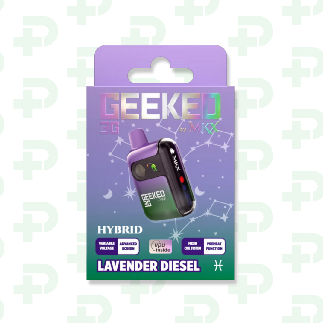 Photograph of product: Geeked by MKX Disposable - Lavender Diesel