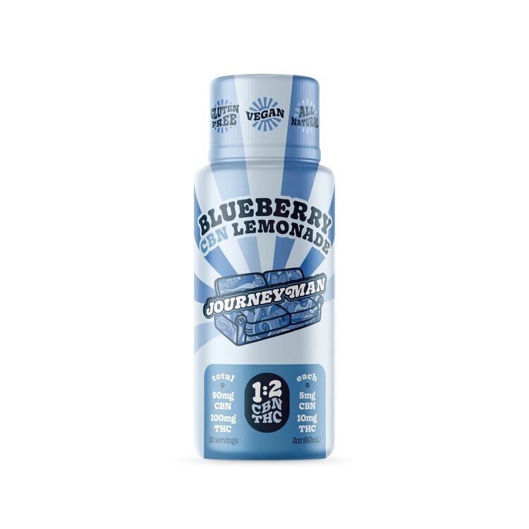 Photograph of product: Journeyman: CBN 1:2 Blueberry Lemonade -  Beverage 150mg