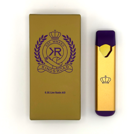 Photograph of product: Kings Road - AIO - Live Rosin - Grape Bubblegum  (H)