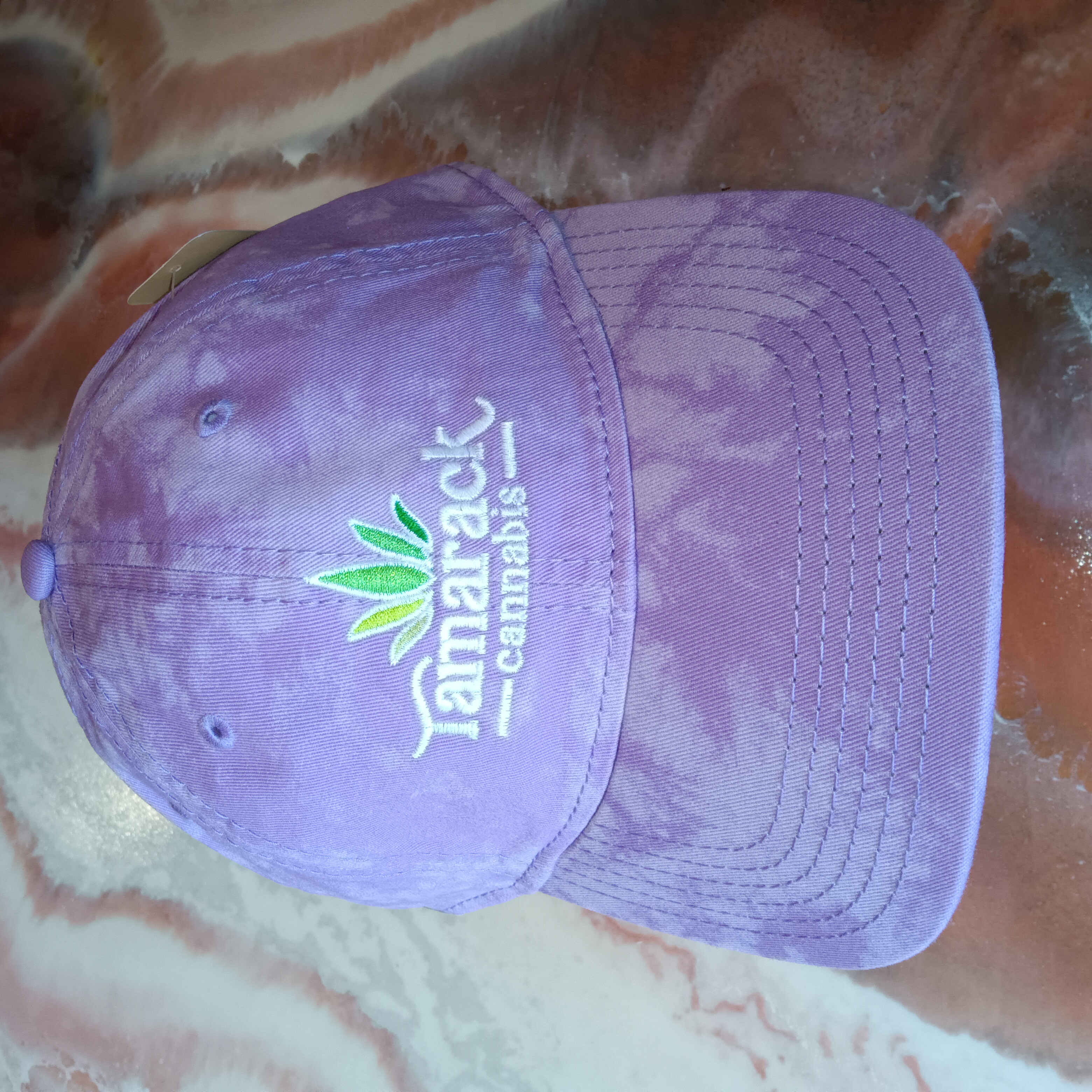 Photograph of Product: Hat - Ball Cap - Lavender Tie Dye Cap $25