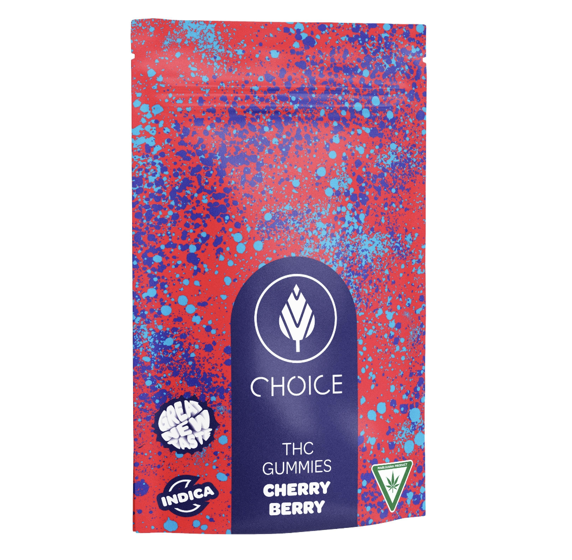 Photograph of product: Choice Chews - Gummies - 100mg - Cherry Berry - Oui'd