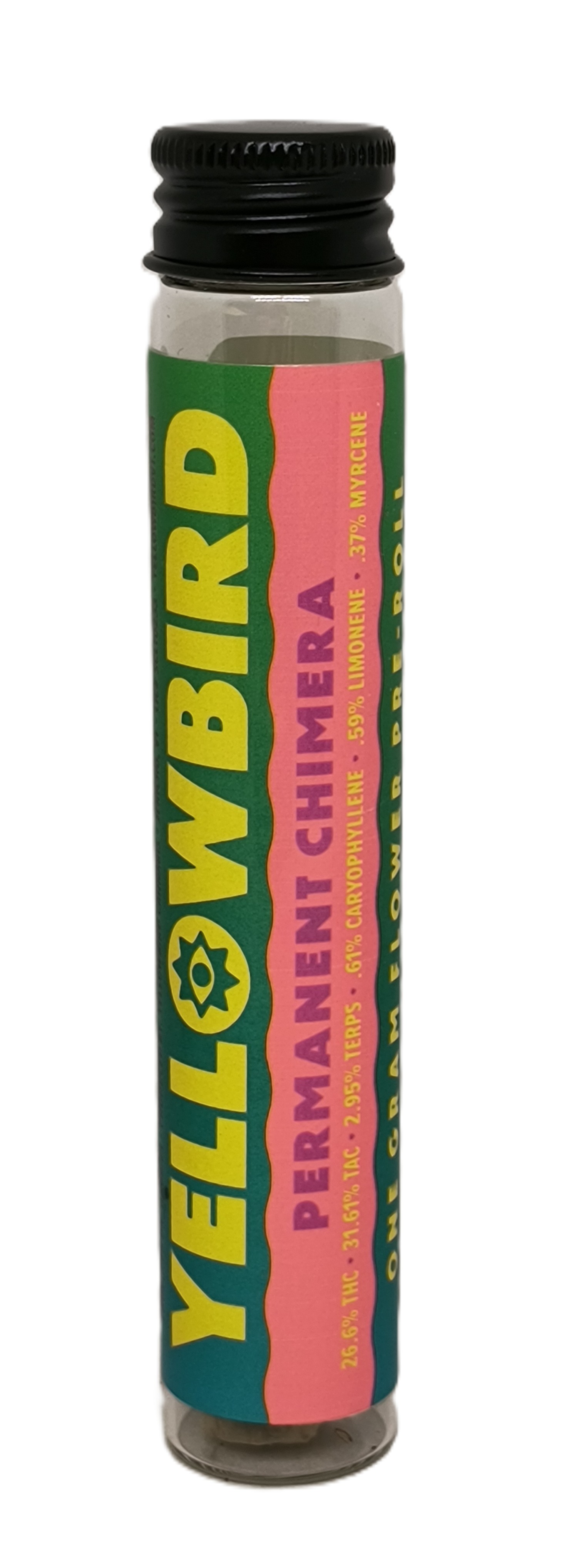 Photograph of product: Permanent Chimera Pre-Roll | Yellowbird