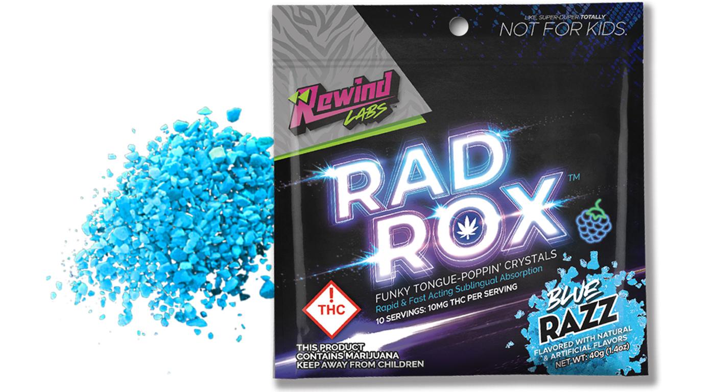 Photograph of product: Rad ROX - Singles - Blue Razz - 10mg