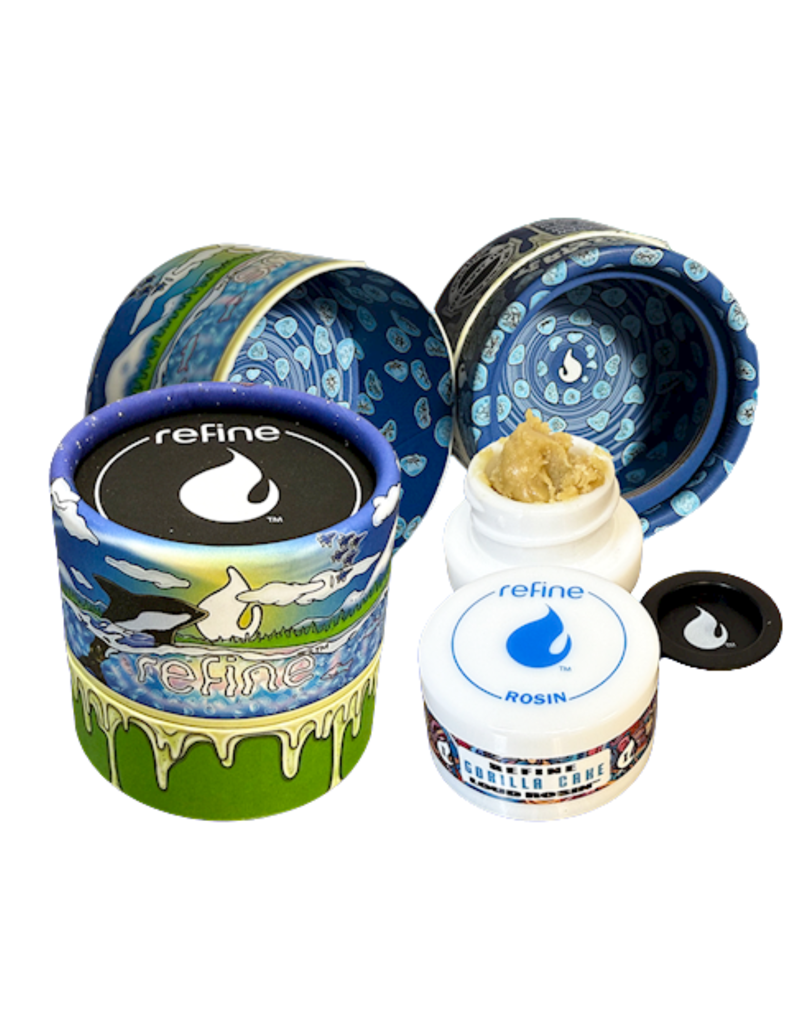 Photograph of product: Refine Loud Cotton Candy (IND) 1g Rosin