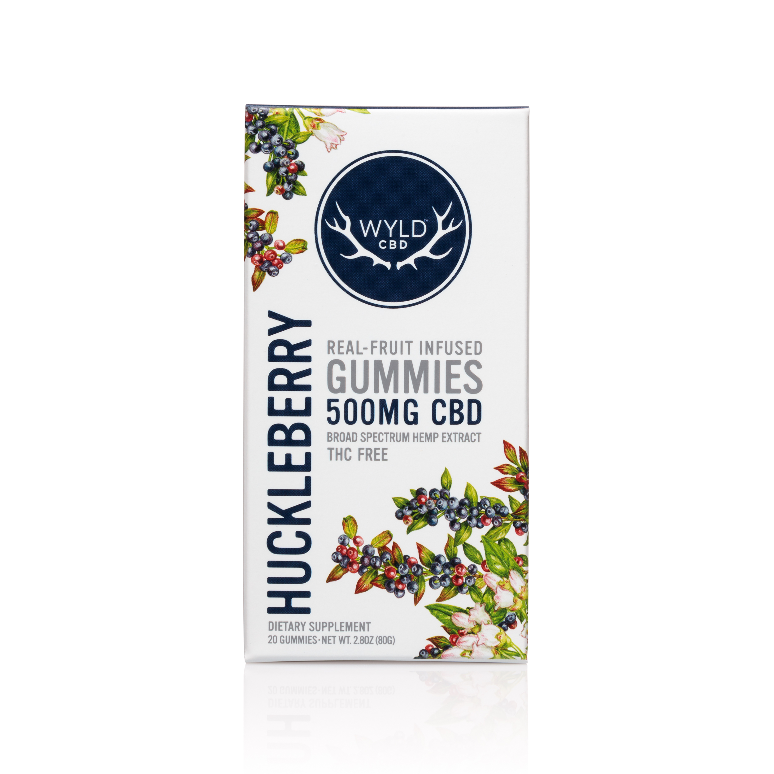 Photograph of product: CBD Gummies | Huckleberry | 20 pack 500mg